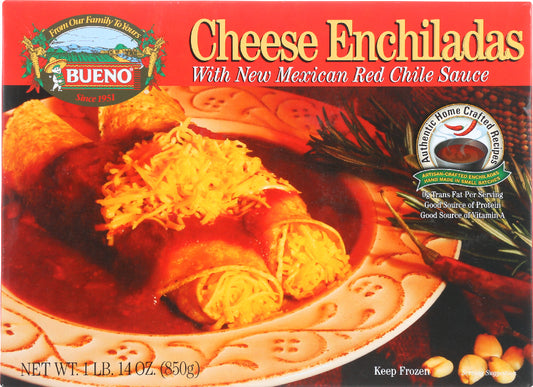 BUENO: Red Chile Cheese Enchiladas, 30 oz - Vending Business Solutions
