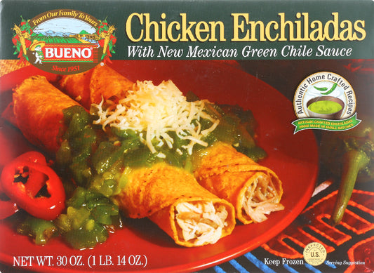 BUENO: Green Chile Chicken Enchiladas, 30 oz - Vending Business Solutions