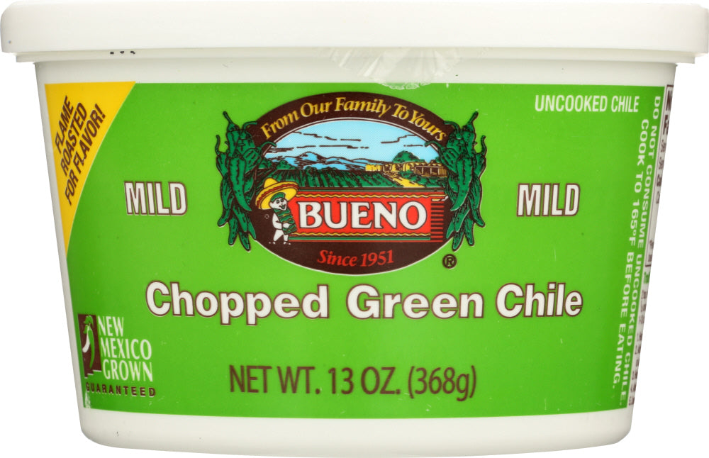 BUENO: Chopped Green Chile Mild, 13 oz - Vending Business Solutions