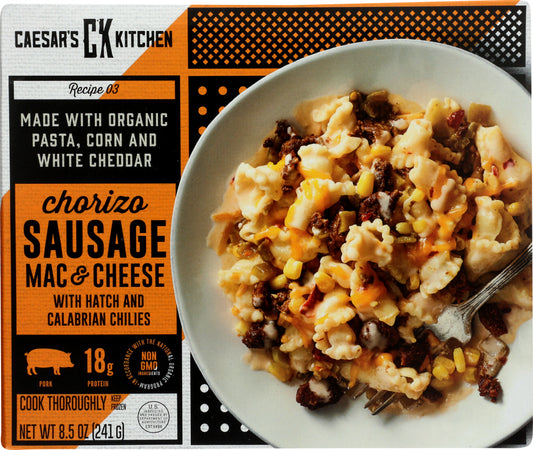 CAESARS KITCHEN: Chorizo Sausage Mac and Cheese, 8.50 oz - Vending Business Solutions