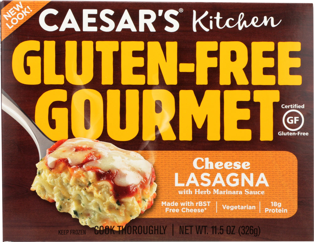 CAESARS KITCHEN: Cheese Lasagna with Herb Marinara Sauce, 11.5 oz - Vending Business Solutions