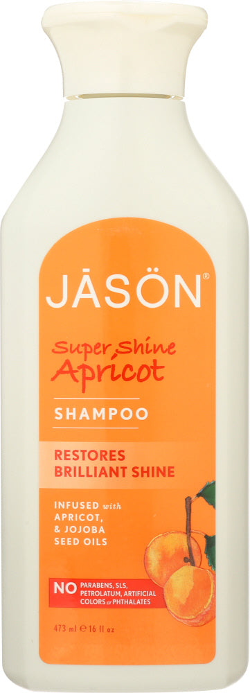 JASON: Super Shine Apricot Pure Natural Shampoo, 16 oz - Vending Business Solutions