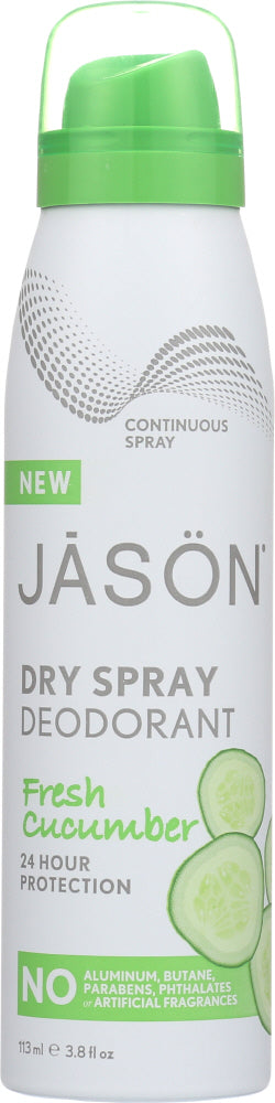 JASON: Deodorant Spray Fresh Cucumber, 3.8 oz - Vending Business Solutions