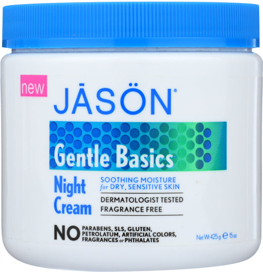 JASON: Gentle Basics Night Cream, 15 oz - Vending Business Solutions