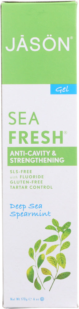 JASON: Sea Fresh Strengthening Anticavity CoQ10 Gel Toothpaste, 6 oz - Vending Business Solutions