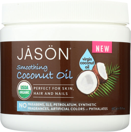JASON: Organic Smoothing Coconut Oil, 15 oz - Vending Business Solutions