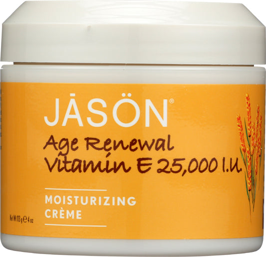 JASON: Age Renewal Vitamin E Moisturizing Creme 25,000 IU, 4 oz - Vending Business Solutions