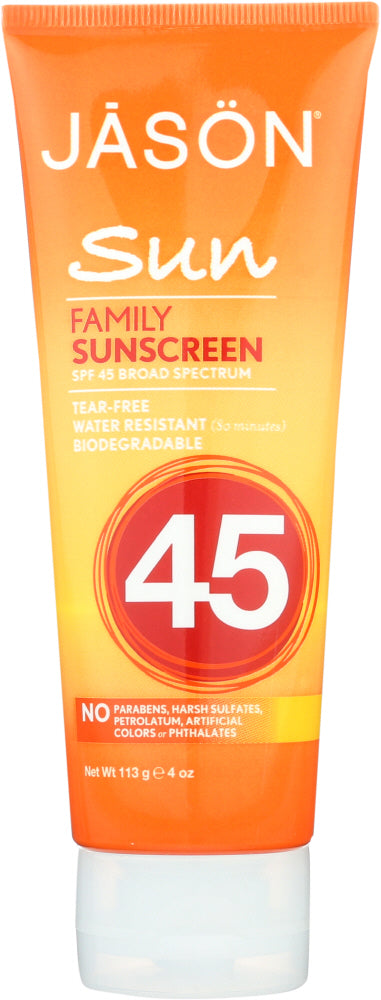 JASON: Family Sunscreen SPF 45, 4 oz - Vending Business Solutions