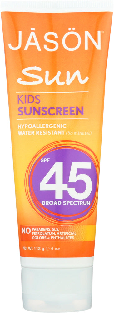 JASON: Sun Kids Sunscreen SPF 45, 4 oz - Vending Business Solutions