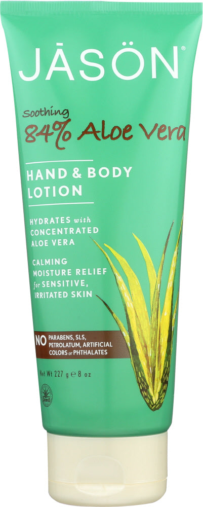 JASON: Hand & Body Lotion Soothing 84% Aloe Vera, 8 oz - Vending Business Solutions