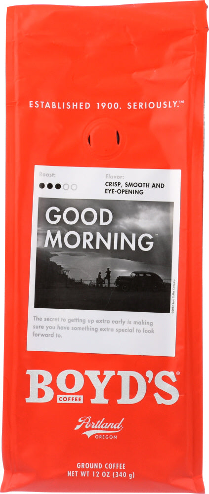 BOYDS: Good Morning Ground Coffee, 12 oz - Vending Business Solutions