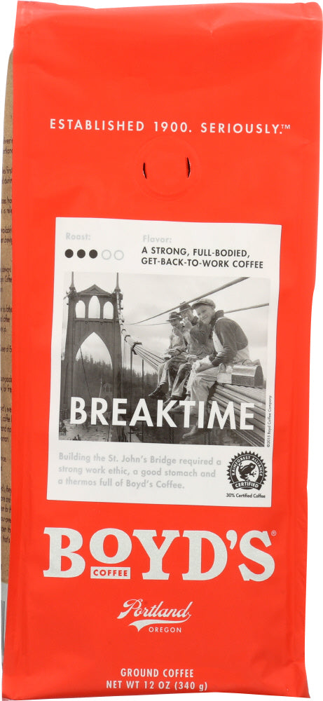 BOYDS: Breaktime Coffee, 12 oz - Vending Business Solutions