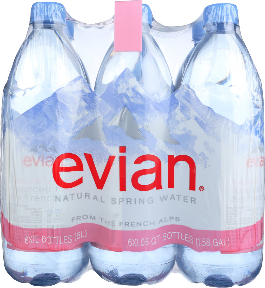 EVIAN: Spring Water 6 Pack, 6 lt - Vending Business Solutions
