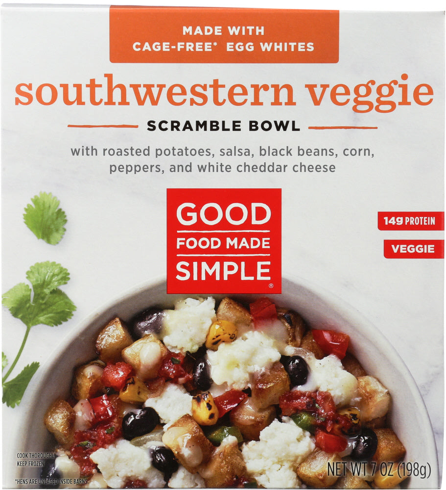 GOOD FOOD MADE SIMPLE: Southwestern Veggie Breakfast Bowl, 7 oz - Vending Business Solutions