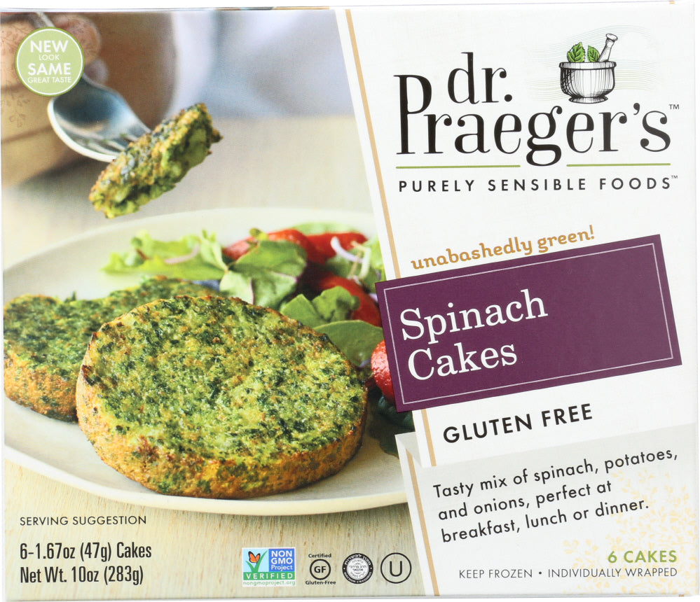 DR. PRAEGER'S: Spinach Pancakes, 10 oz - Vending Business Solutions