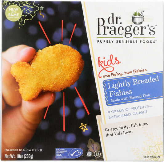 DR. PRAEGER'S: Kids Lightly Breaded Fishies, 10 oz - Vending Business Solutions