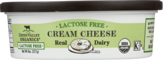 GREEN VALLEY ORGANICS: Lactose Free Cream Cheese, 8 oz - Vending Business Solutions