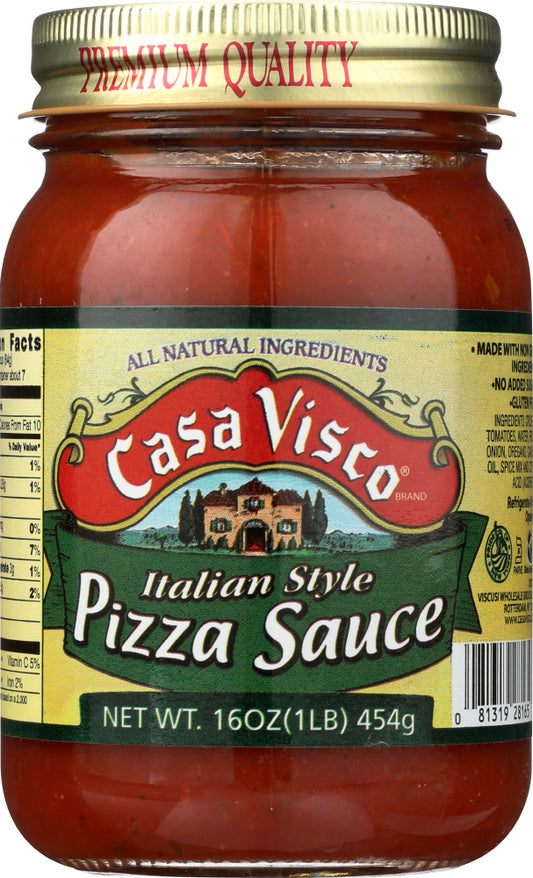 CASA VISCO: Italian Style Pizza Sauce, 16 oz - Vending Business Solutions