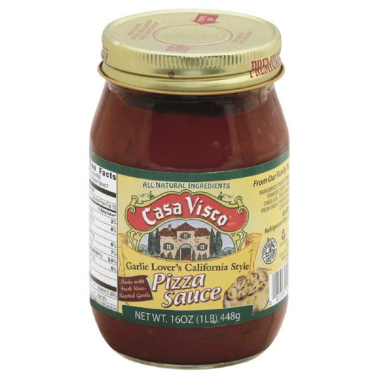 CASA VISCO: California Garlic Pizza Sauce, 16 oz - Vending Business Solutions