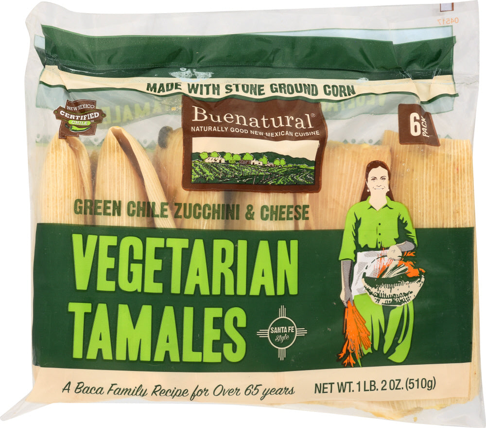 BUENATURAL: Vegetarian Tamales, 18 oz - Vending Business Solutions