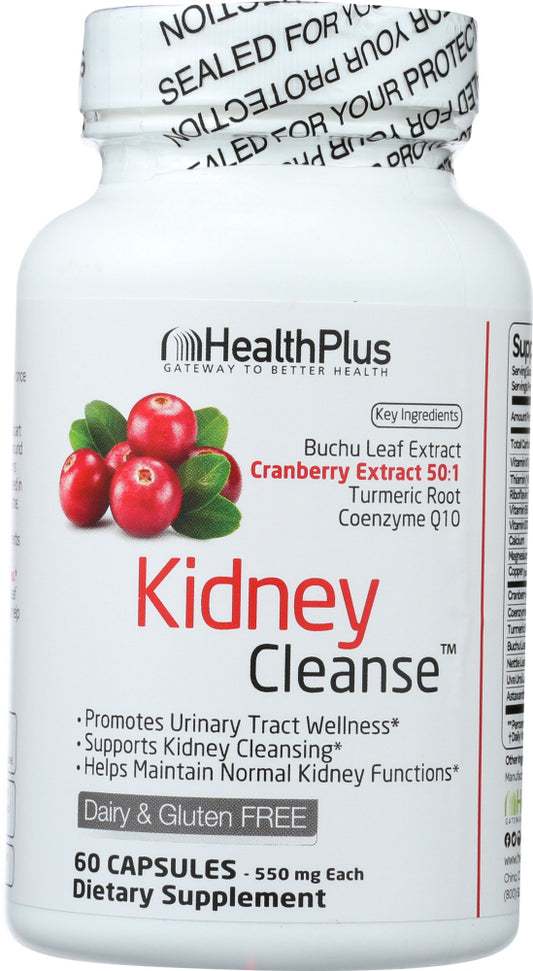 HEALTH PLUS: Kidney Cleanse Body Cleansing System, 60 capsules - Vending Business Solutions