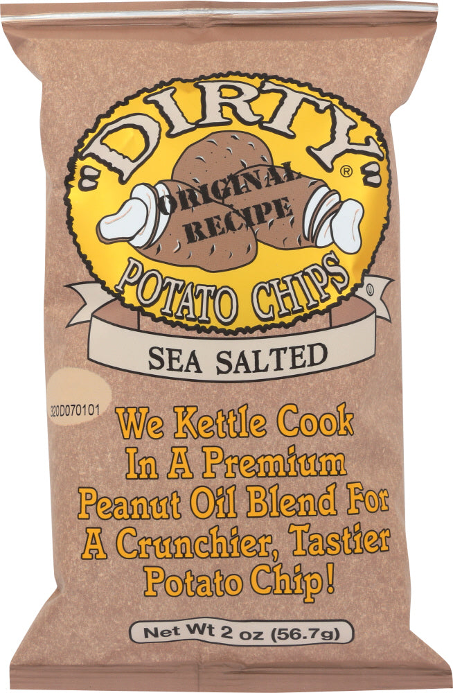 DIRTY POTATO CHIP: Chip Potato Sea Salted, 2 oz - Vending Business Solutions