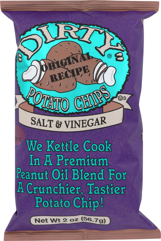 DIRTY POTATO CHIP: Chips Potato Salt Vinegar, 2 oz - Vending Business Solutions