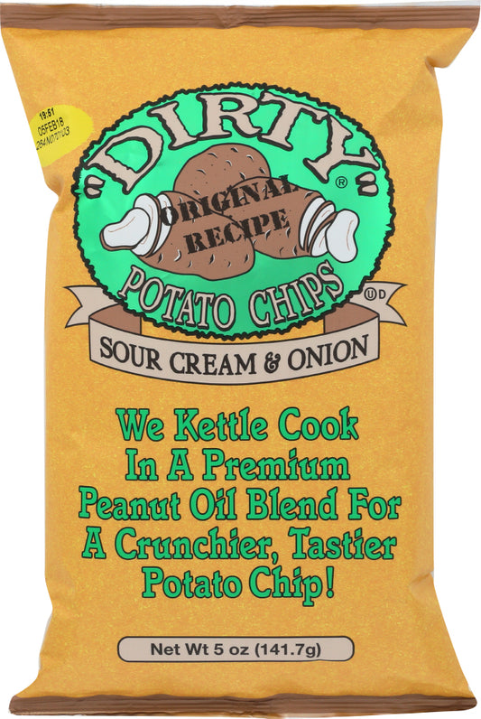 DIRTY POTATO CHIP: Chip Potato Sour Cream & Onion, 5 oz - Vending Business Solutions