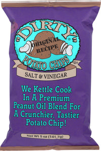 DIRTY POTATO CHIP: Chip Potato Sea Salt & Vinegar, 5 oz - Vending Business Solutions