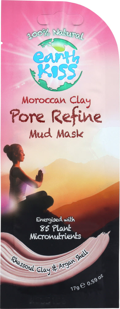 EARTH KISS: Mask Mud Clay Pore Refine, .59 oz - Vending Business Solutions