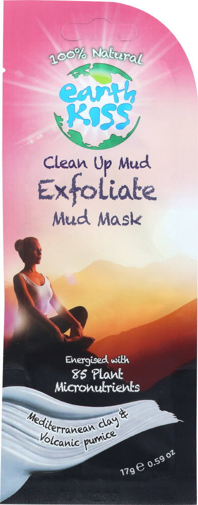 EARTH KISS: Mask Mud Exfoliate, .59 oz - Vending Business Solutions