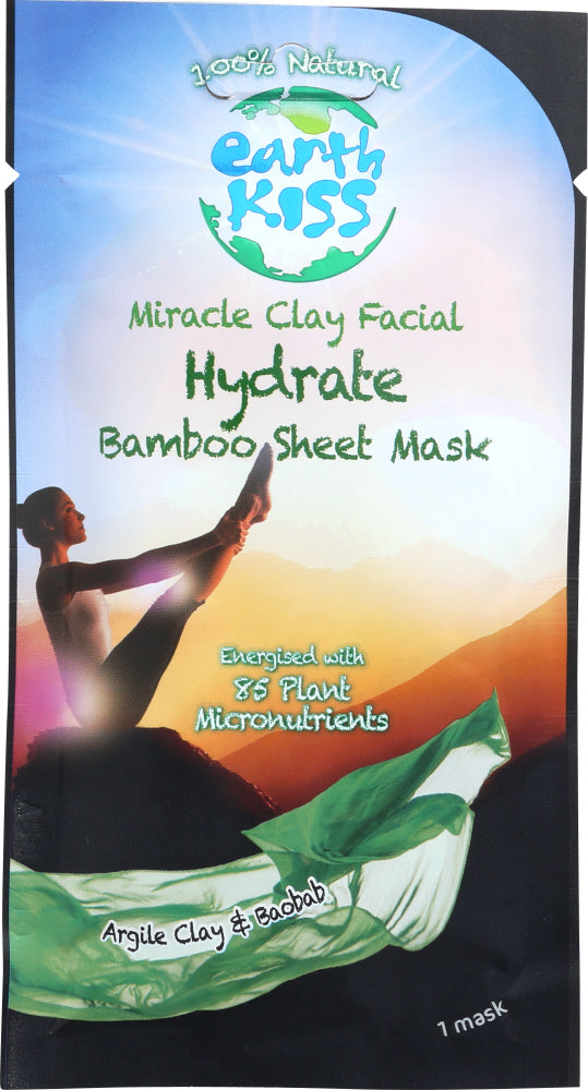 EARTH KISS: Mask Clay Facial Hydrate, .84 oz - Vending Business Solutions