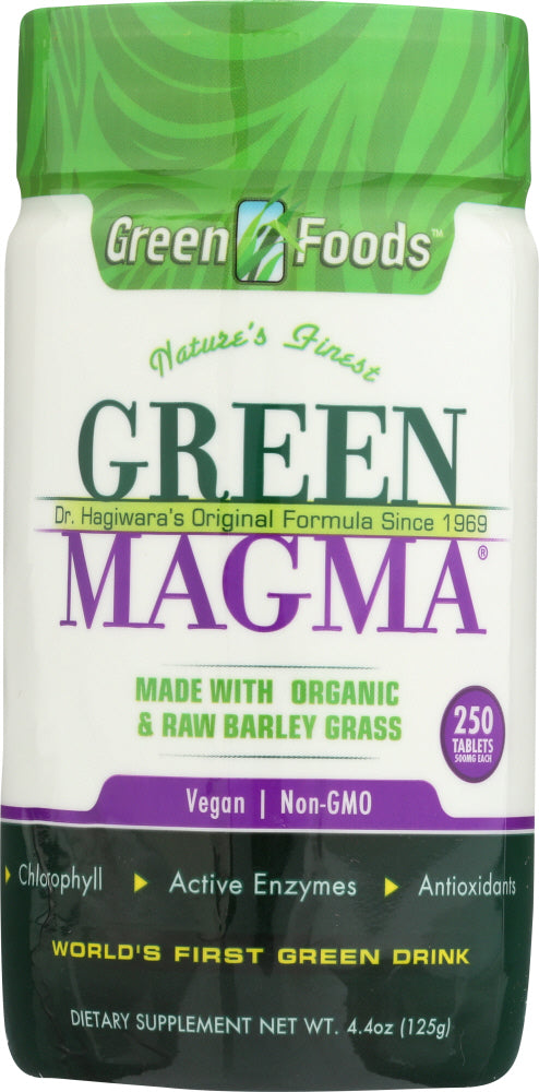 GREEN FOODS: Green Magma Nutritional Supplement, 250 Tablets - Vending Business Solutions