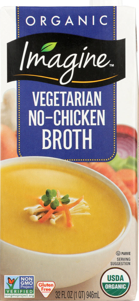 IMAGINE: Organic No-Chicken Broth, 32 oz - Vending Business Solutions
