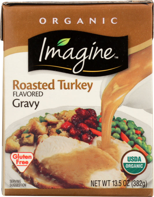 IMAGINE: Foods Organic Roasted Turkey Flavored Gravy, 13.5 oz - Vending Business Solutions