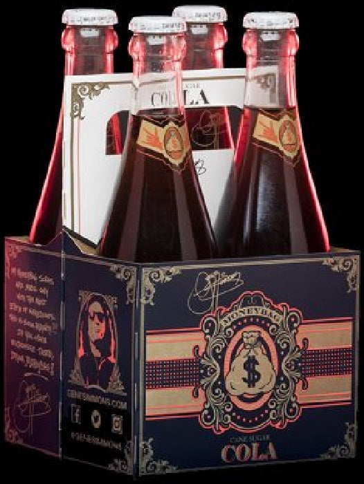 GENE SIMMONS MONEYBAG: Soda Cola 4 Pack, 46 oz - Vending Business Solutions