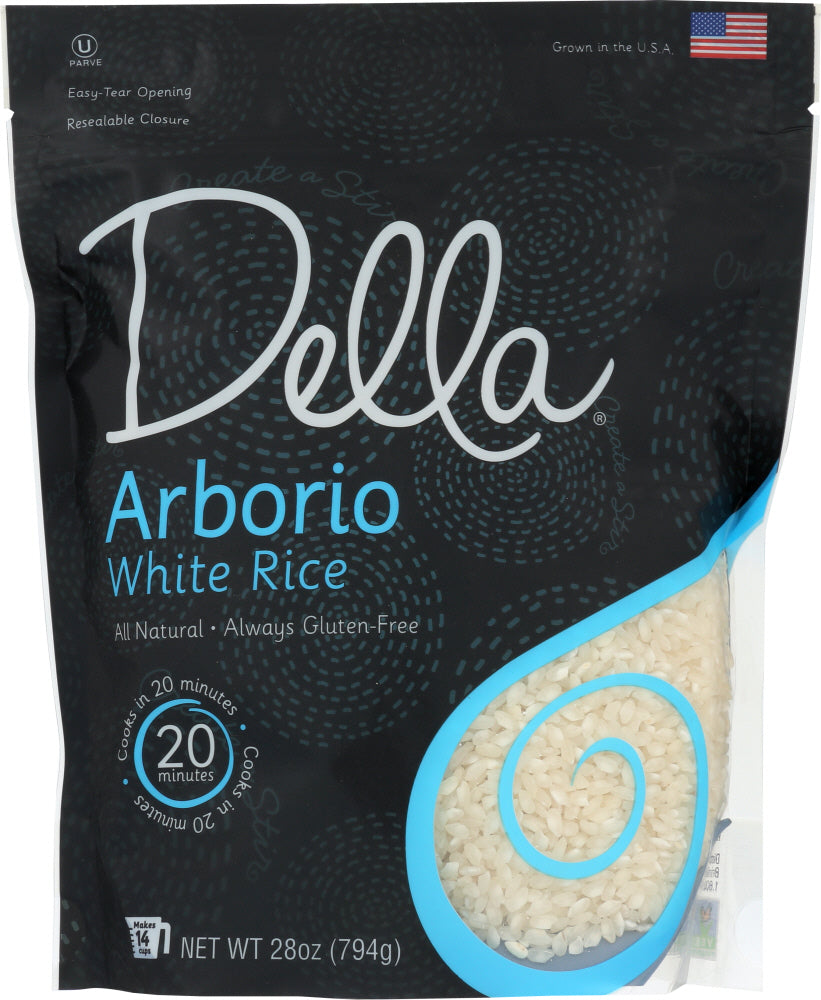 DELLA GOURMET: Arborio White Rice, 28 oz - Vending Business Solutions