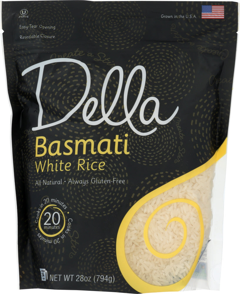 DELLA GOURMET: Basmati White Rice, 28 oz - Vending Business Solutions