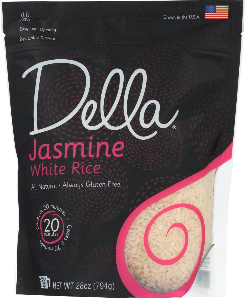 DELLA GOURMET: White Jasmine Rice, 28 oz - Vending Business Solutions