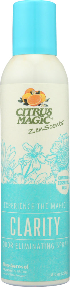 CITRUS MAGIC: ZenScents Aromatherapy Spray Air Freshener Clarity, 8 oz - Vending Business Solutions