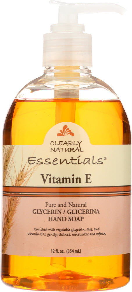 CLEARLY NATURAL: Essentials Vitamin E Glycerine Hand Soap, 12 Oz - Vending Business Solutions