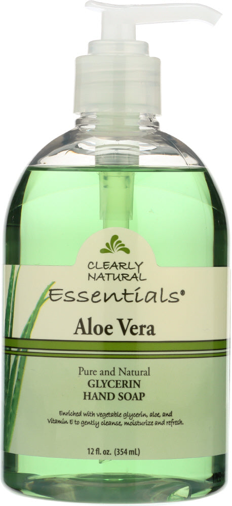 CLEARLY NATURAL: Essentials, Glycerine Hand Soap, Aloe Vera, 12 fl oz (354 ml) - Vending Business Solutions