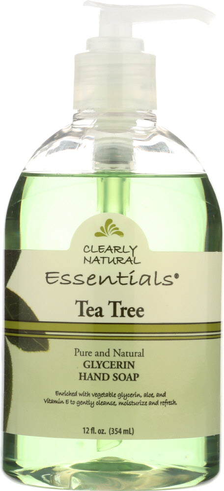 CLEARLY NATURAL: Liquid Glycerin Hand Soap Tea Tree, 12 oz - Vending Business Solutions