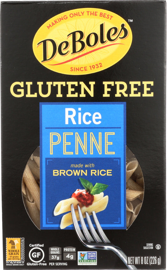 DEBOLES: Gluten Free Penne Rice Pasta, 8 oz - Vending Business Solutions