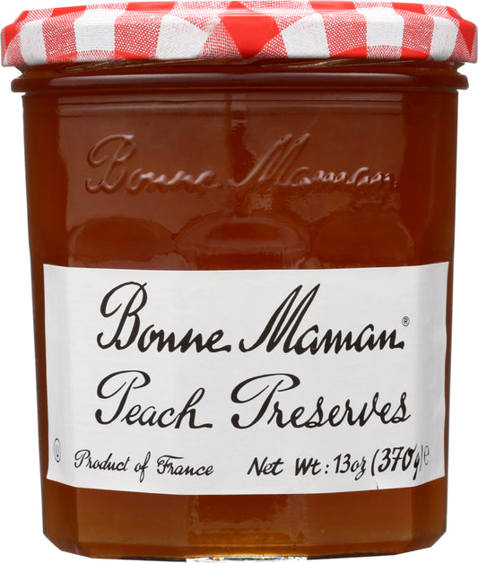 BONNE MAMAN: Peach Preserves, 13 oz - Vending Business Solutions