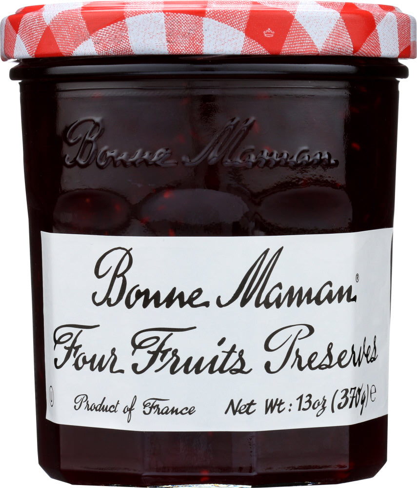 BONNE MAMAN: Four Fruits Preserves, 13 oz - Vending Business Solutions