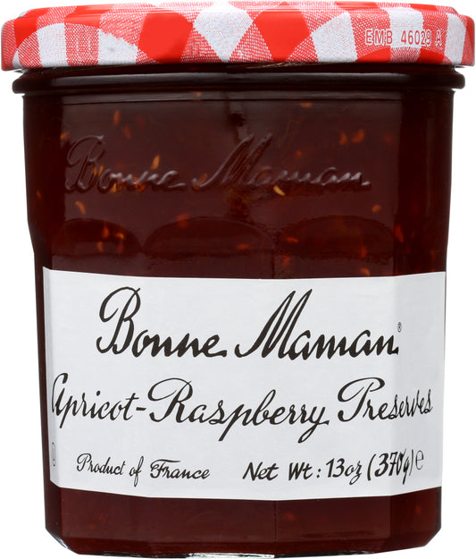 BONNE MAMAN: Apricot Raspberry Preserves, 13 oz - Vending Business Solutions