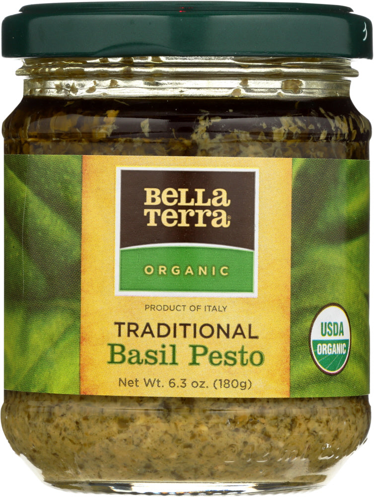 BELLA TERRA: Garlic & Basil Pesto, 6.3 oz - Vending Business Solutions
