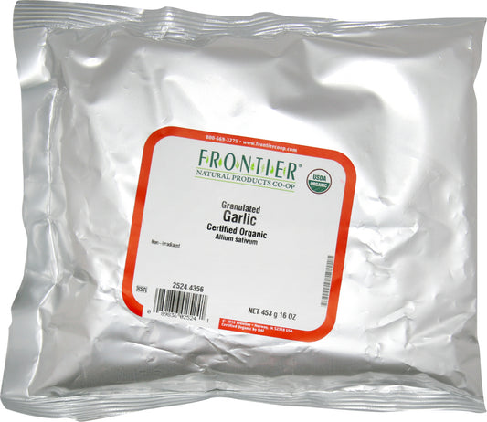 FRONTIER NATURAL PRODUCTS: Organic Garlic Granules, 16 oz - Vending Business Solutions
