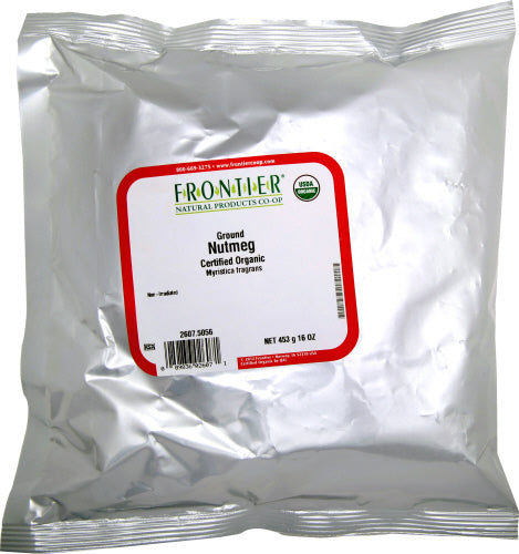 FRONTIER HERB: Organic Nutmeg Ground, 16 oz - Vending Business Solutions